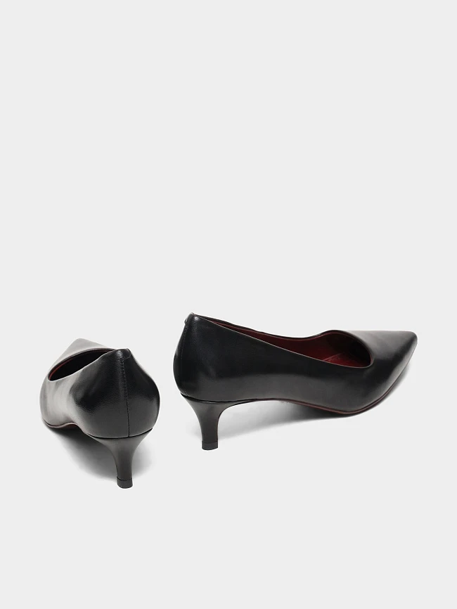 Туфли женские всесезонные, цвет черный, натуральная кожа 497003-2 | 4