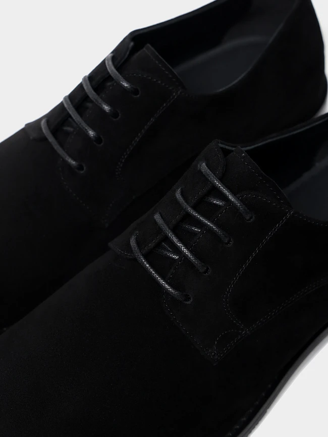 Полуботинки мужские всесезонные, цвет черный, натуральный велюр M1782509 | 6