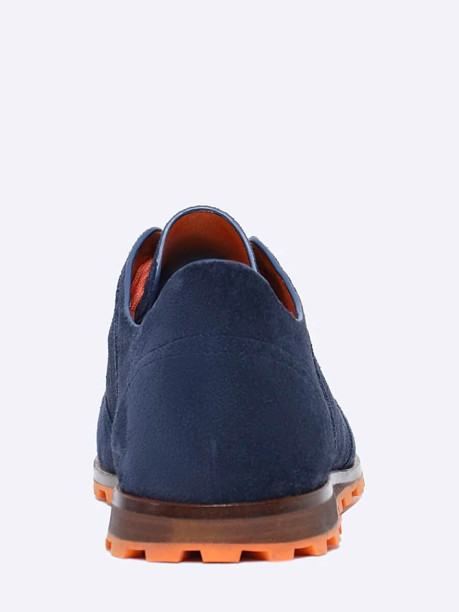Кеды мужские демисезонные, цвет синий, натуральный спилок M1781864 | 5