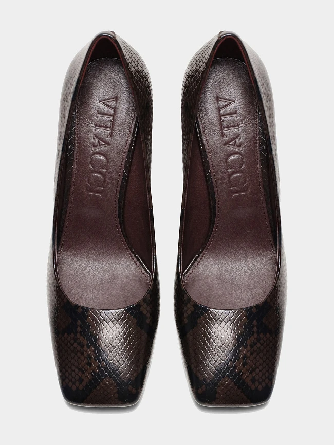 Туфли женские всесезонные, цвет коричневый, натуральная кожа 1494702 | 4