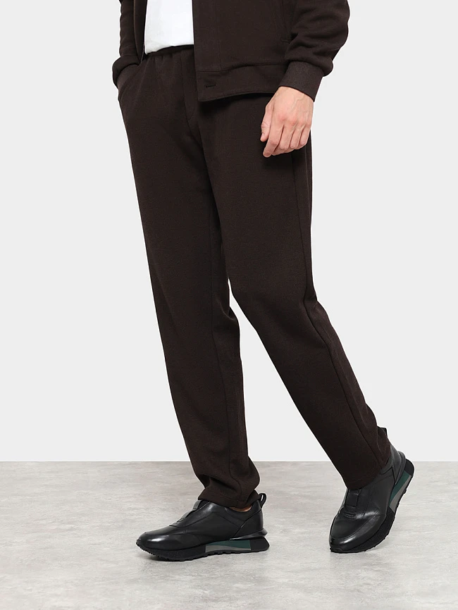 Кроссовки мужские демисезонные, цвет черный, натуральная кожа M1782006 | 6