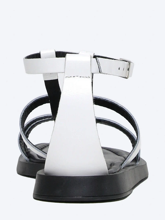 Сандалии женские летние, цвет белый, натуральная кожа 136755 | 5