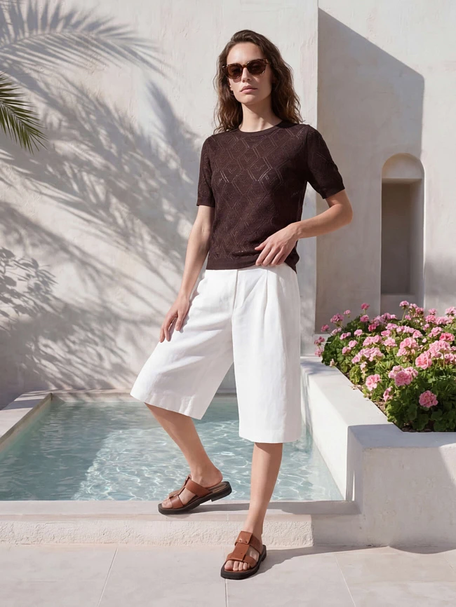 Сабо женские летние, цвет рыжий, натуральная кожа 1495067 | 2