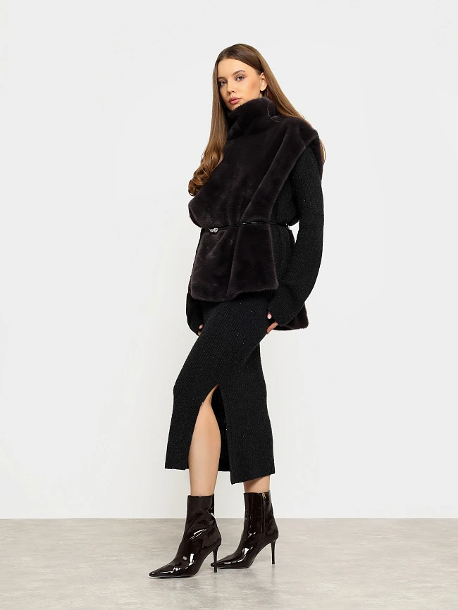 Полусапоги женские всесезонные, цвет коричневый, натуральная лаковая кожа 1494512 | 8