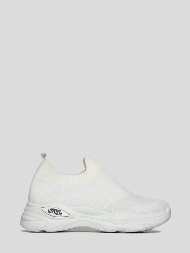 Кроссовки 161065VD женские цвет белый, стрейч 161065VD | 2