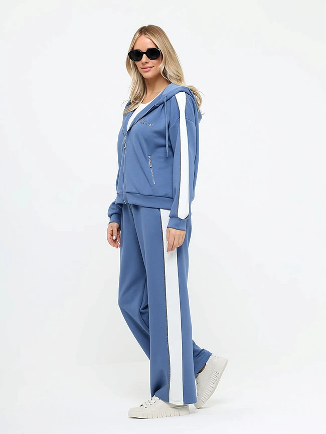 Комплект (толстовка+брюки) женские демисезонные KA17554-05 | 3