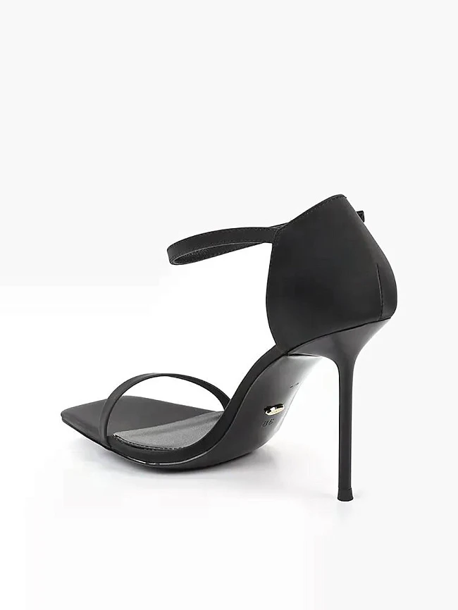 Босоножки женские летние, цвет черный, натуральная кожа 1493213 | 3