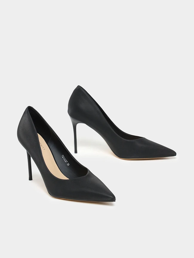 Туфли женские всесезонные, цвет черный, искусственная кожа 7210037 | 3