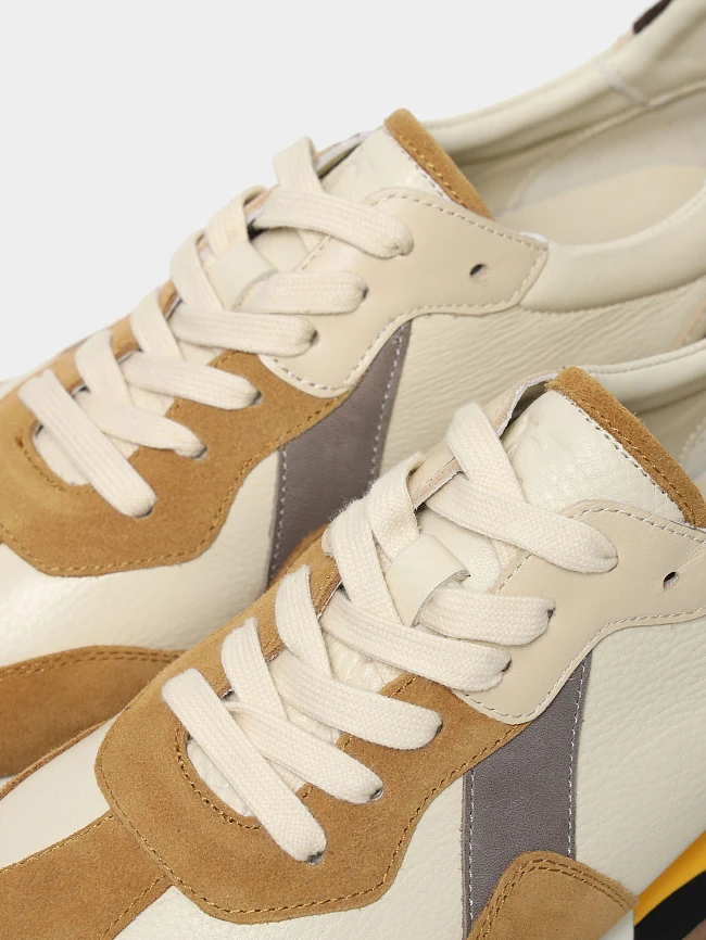 Кроссовки мужские демисезонные, цвет мультиколор, натуральная кожа/натуральный спилок M1781725 | 6