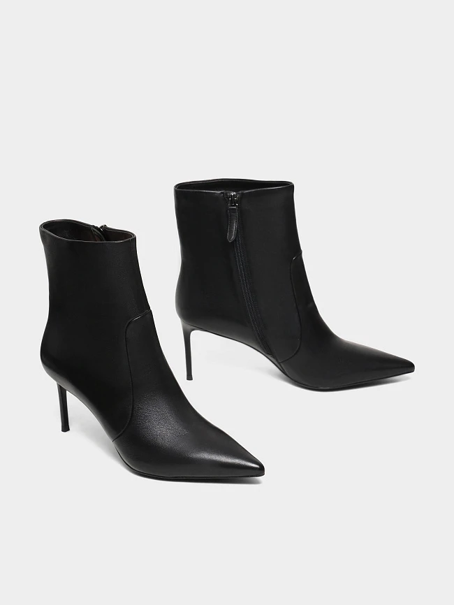 Полусапоги женские всесезонные, цвет черный, натуральная кожа 497141 | 3