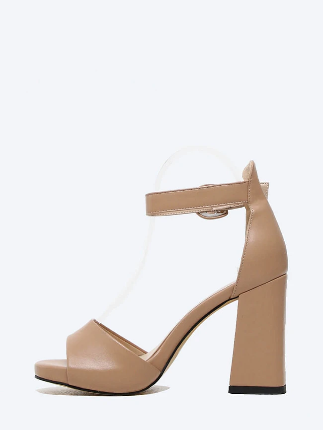 Босоножки женские летние, цвет бежевый, искусственная кожа 1848569 | 3