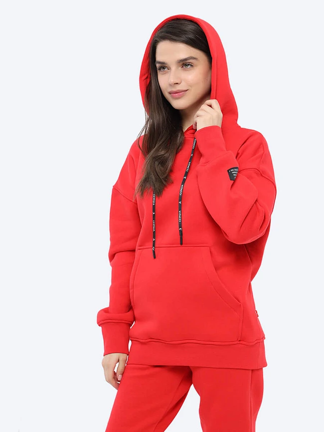 Комплект (джемпер с капюшоном+брюки) женские всесезонные EF8516-03 | 5