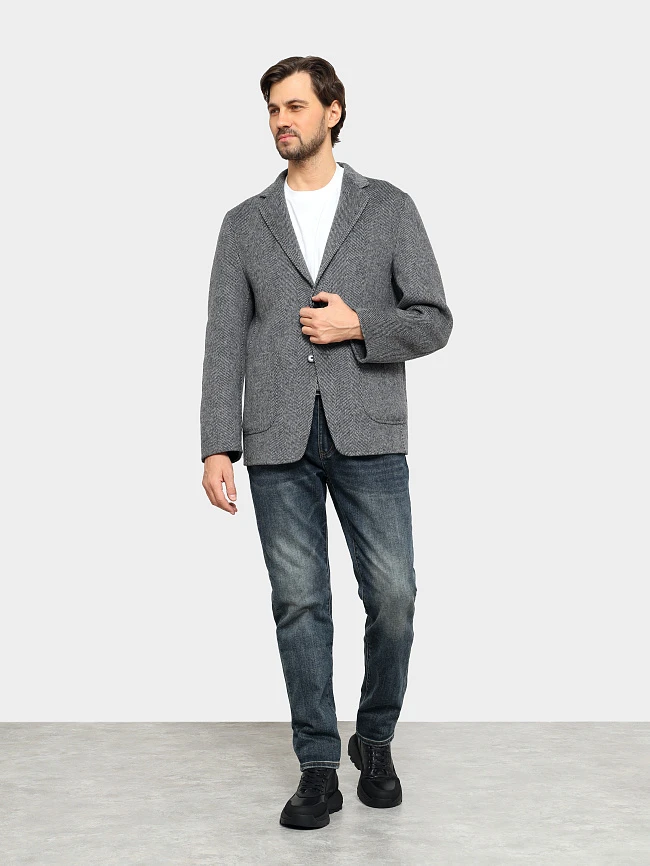 Ботинки мужские демисезонные, цвет черный, натуральная кожа M1782614 | 12