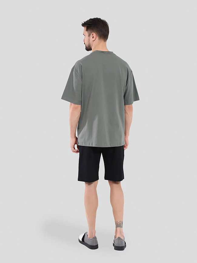 Комплект спортивный (футболка+шорты) мужские всесезонные TOM85165-18 | 3