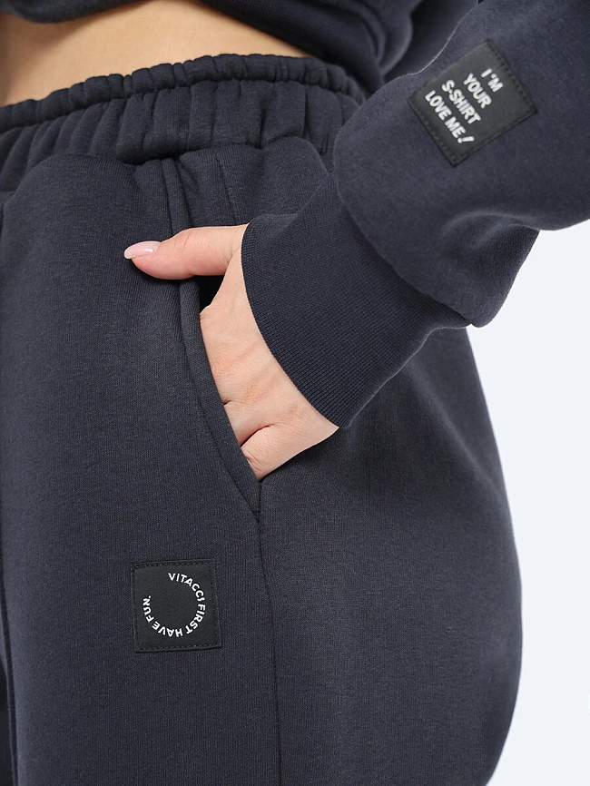 Комплект (джемпер с капюшоном+брюки) женские всесезонные EF8502-25 | 8