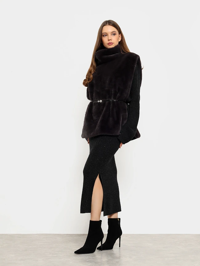 Ботильоны женские всесезонные, цвет черный, натуральный велюр 1494525 | 8