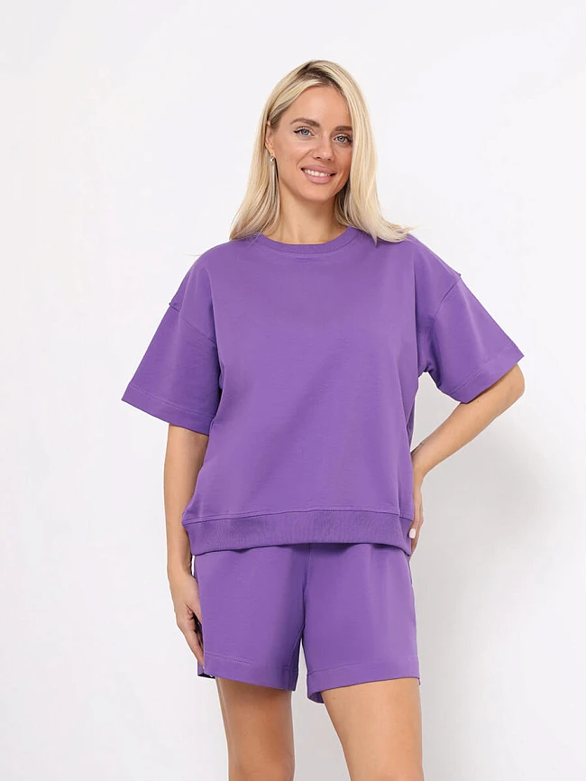 Костюм спортивный (футболка+шорты) женские всесезонные SP888-16 | 13