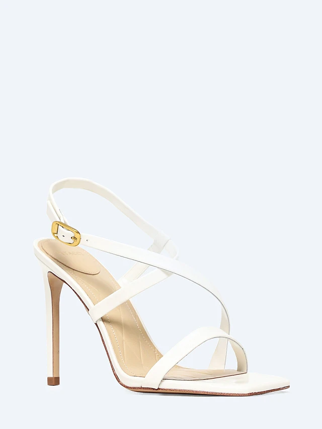 Босоножки женские летние, цвет молочный, натуральная кожа 1494104 | 1