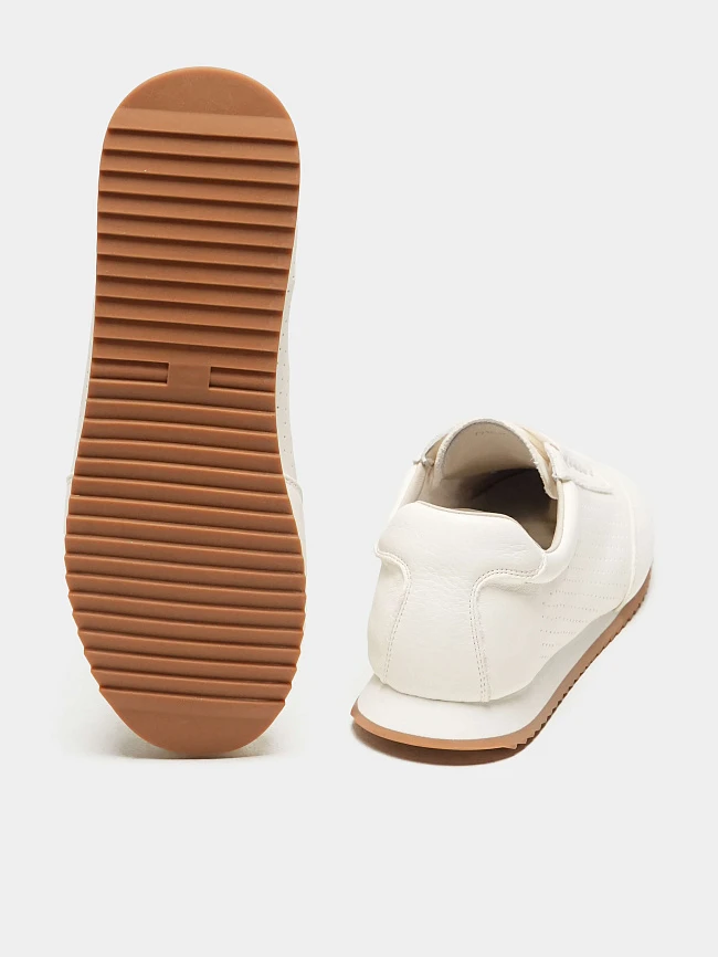 Кроссовки женские летние, цвет белый, натуральная кожа 7210572 | 3