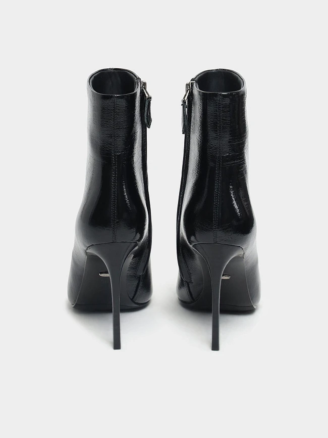 Полусапоги женские демисезонные, цвет черный, натуральный наплак 1493929 | 6