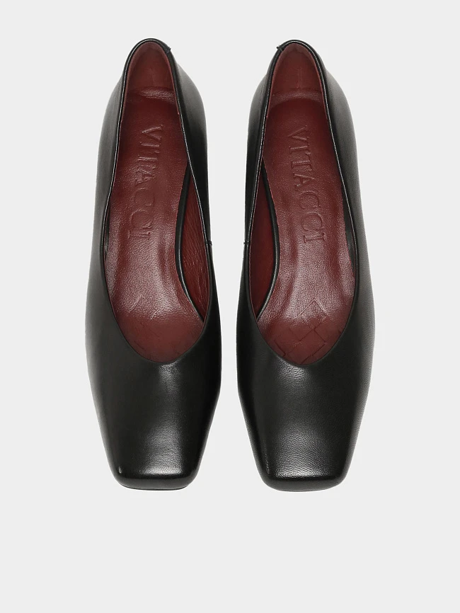 Туфли женские всесезонные, цвет черный, натуральная кожа 7210264 | 5