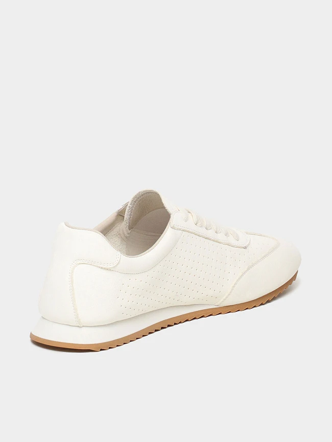 Кроссовки женские летние, цвет белый, натуральная кожа 7210572 | 3