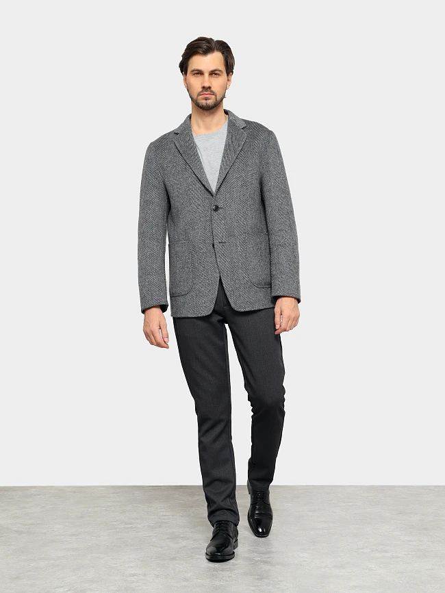 Полуботинки мужские всесезонные, цвет черный, натуральная кожа M1782520 | 12