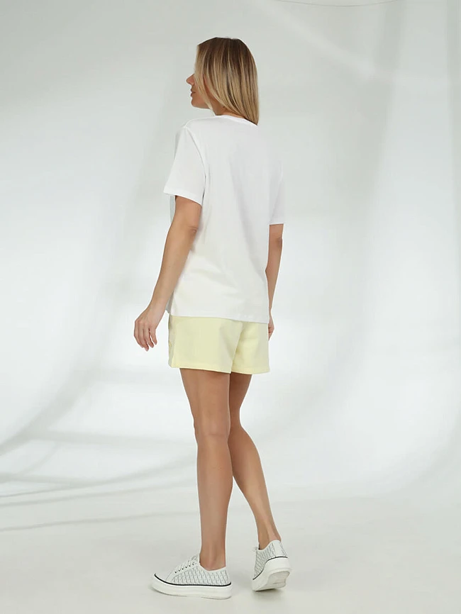 Костюм спортивный (футболка+шорты) женские всесезонные TEset03-27 | 5