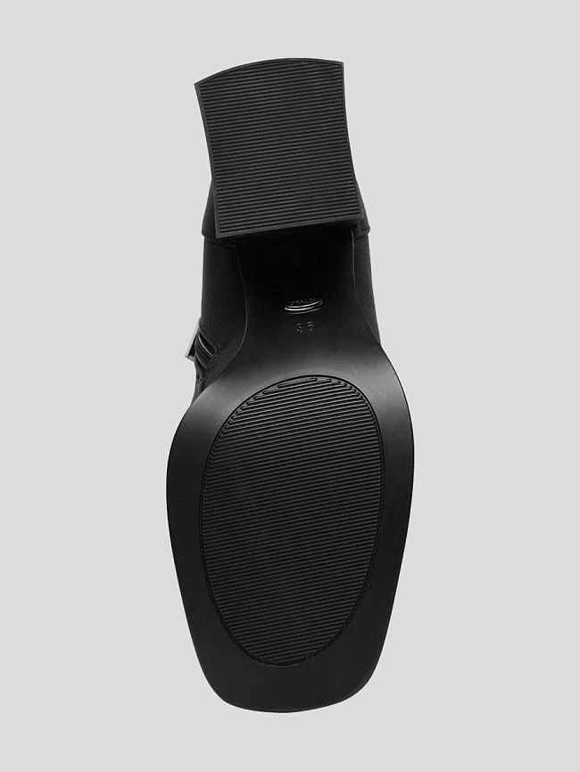 Полусапоги женские демисезонные, цвет черный, искусственная кожа 1847426 | 6