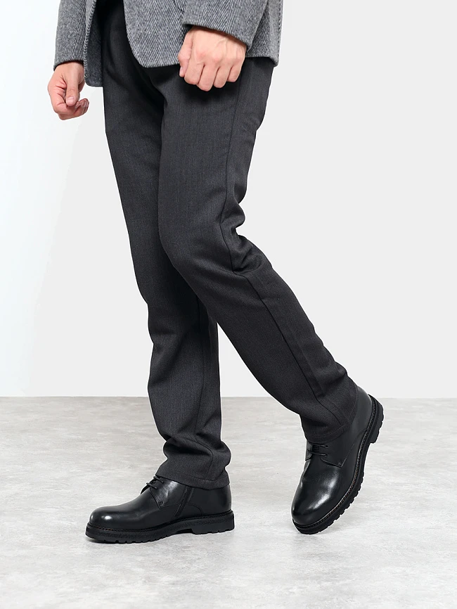 Ботинки мужские зимние, цвет черный, натуральная кожа M1022516M | 6