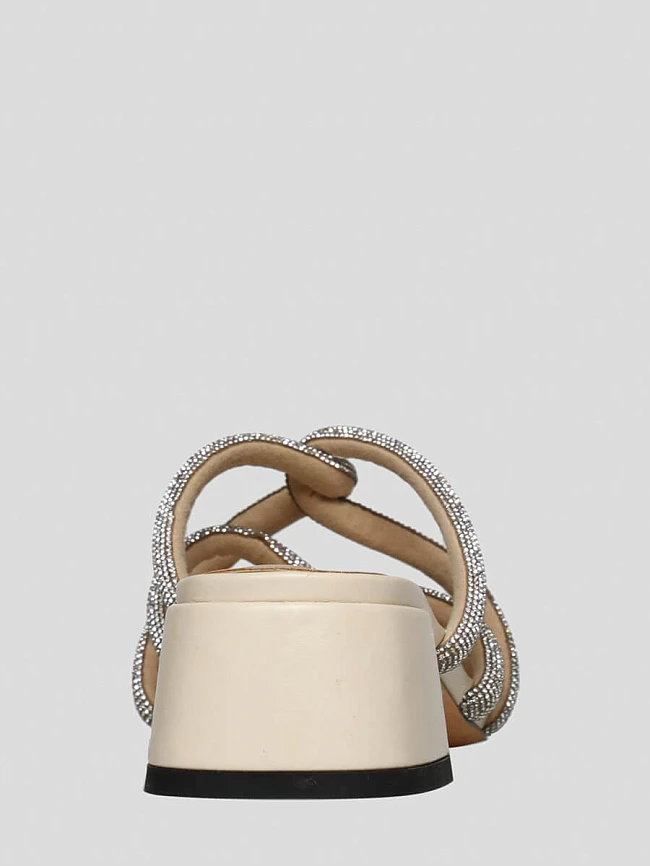 Сабо женские летние, цвет молочный, искусственная кожа 1398207 | 5