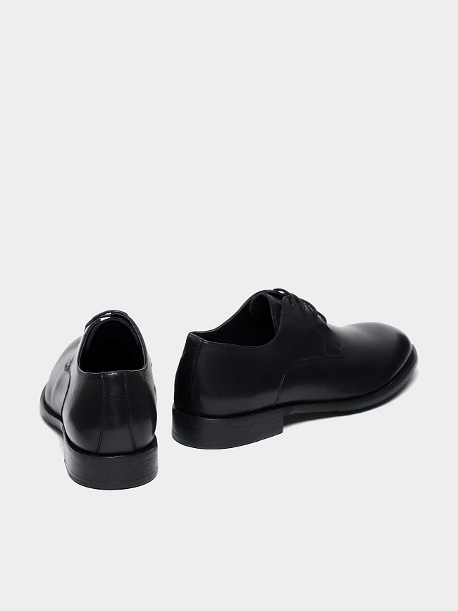 Полуботинки мужские всесезонные, цвет черный, натуральная кожа M1782508 | 4