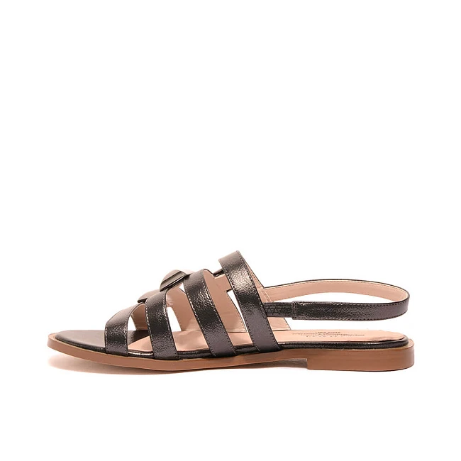 Сандалии 1842118 женские цвет бронзовый, искусственная кожа 1842118         | 4