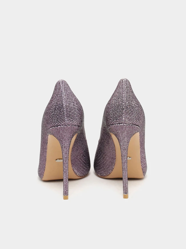 Туфли женские всесезонные, цвет сиреневый, натуральный велюр 494417 | 6