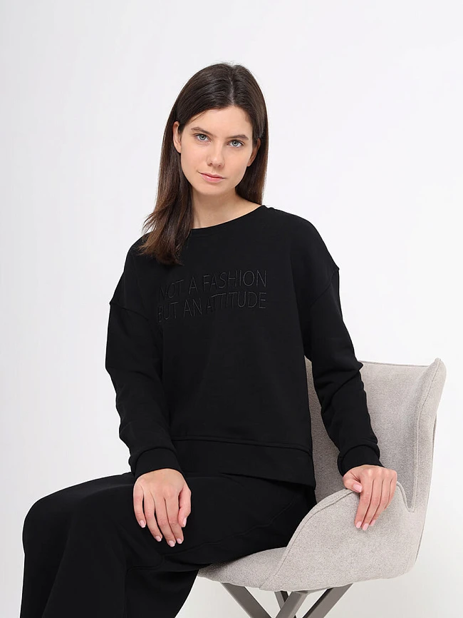 Свитшот женские осень-зима EF12-0013-01 | 7