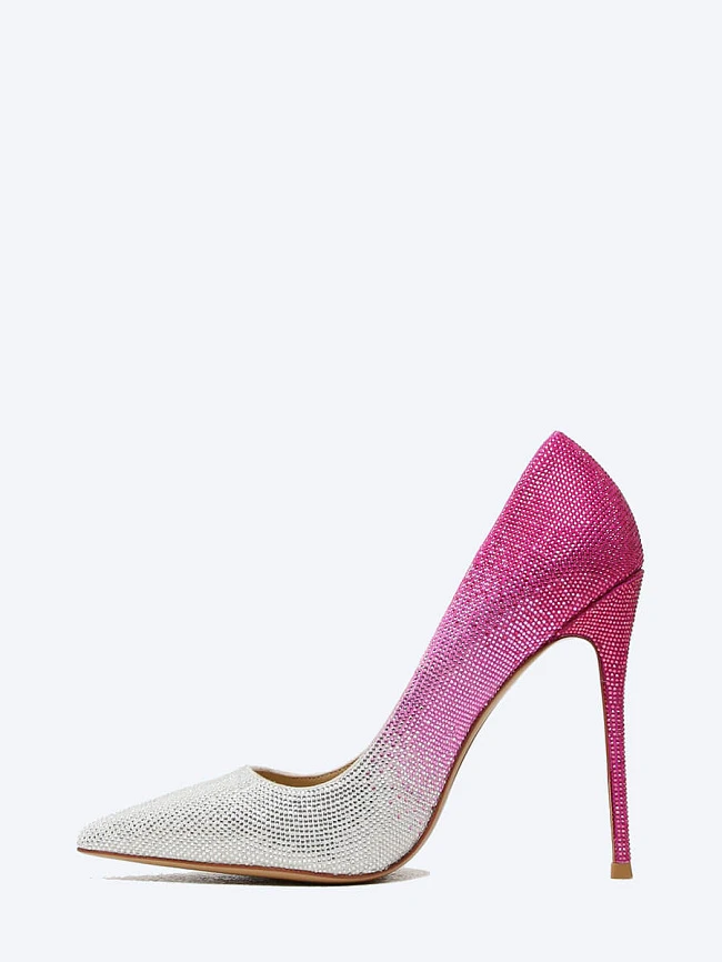 Туфли женские всесезонные, цвет фуксия, натуральный велюр 495915 | 3