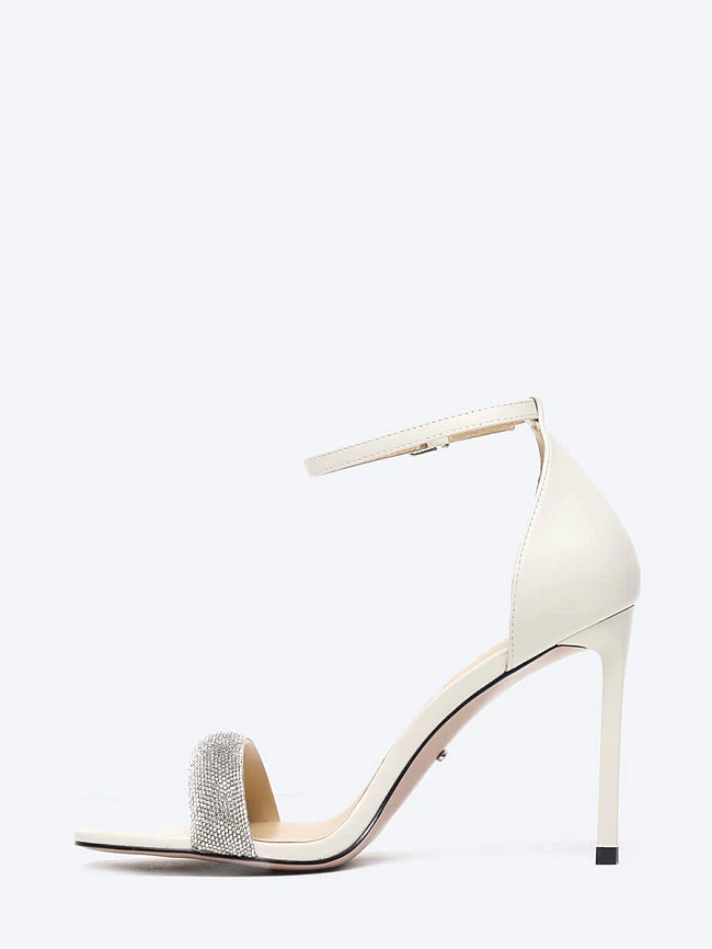 Босоножки женские летние, цвет белый, натуральная кожа 1730423 | 3