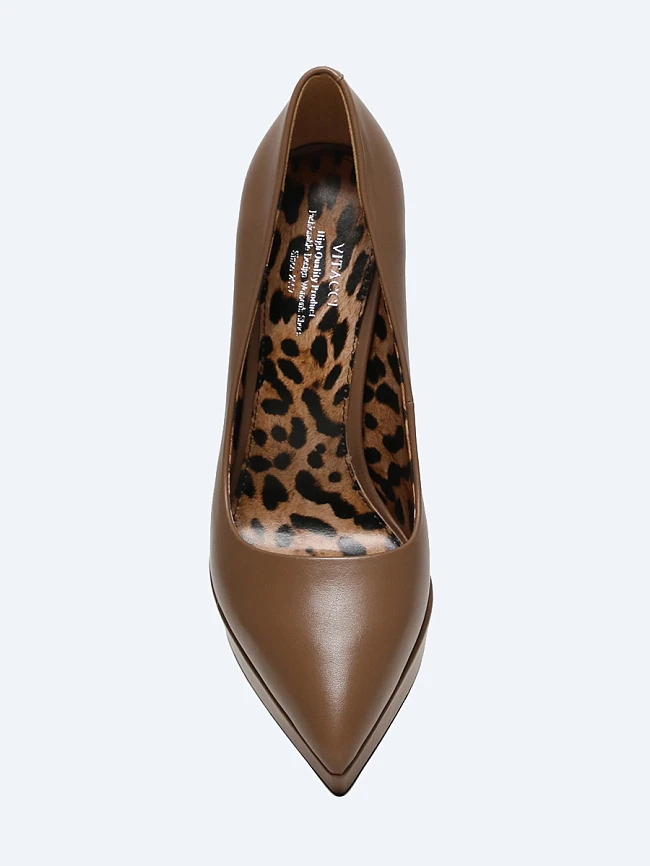 Туфли 496274 женские цвет бежевый, натуральная кожа 496274 | 5