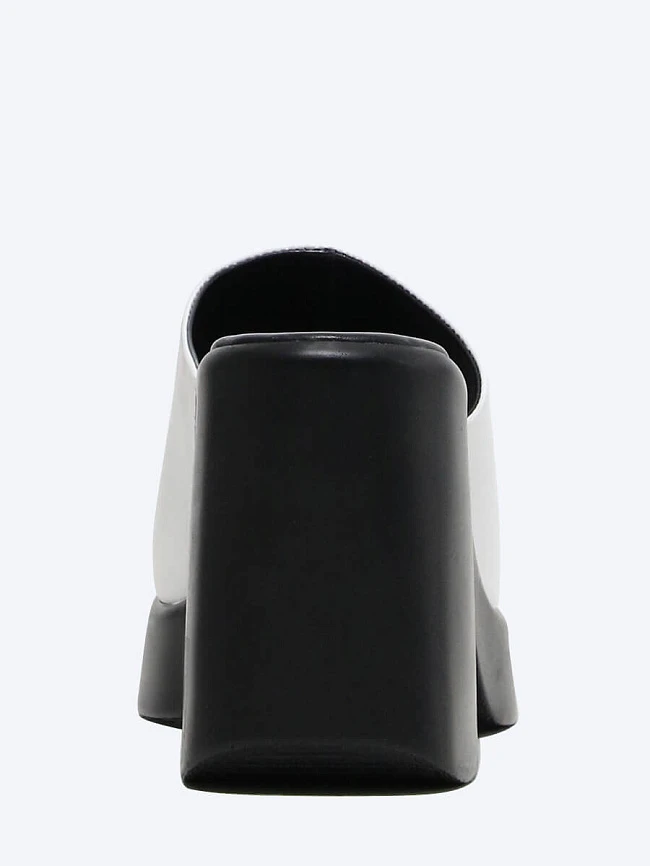 Сабо женские летние, цвет белый, натуральная кожа 136707 | 5