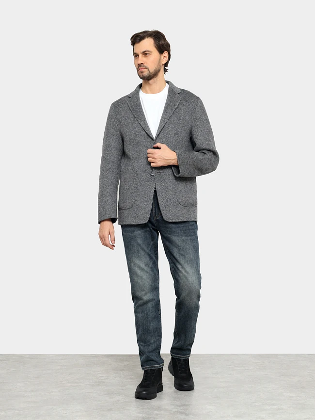 Ботинки мужские зимние, цвет черный, натуральная кожа/натуральный спилок M1782078M | 11