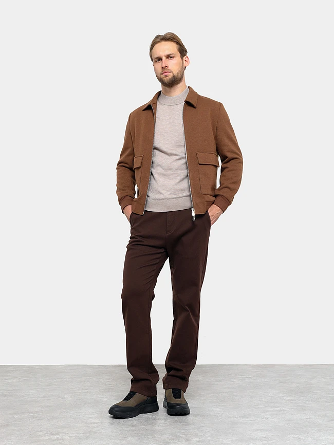 Ботинки мужские демисезонные, цвет хаки, натуральная кожа/натуральный спилок M1782076-1 | 9