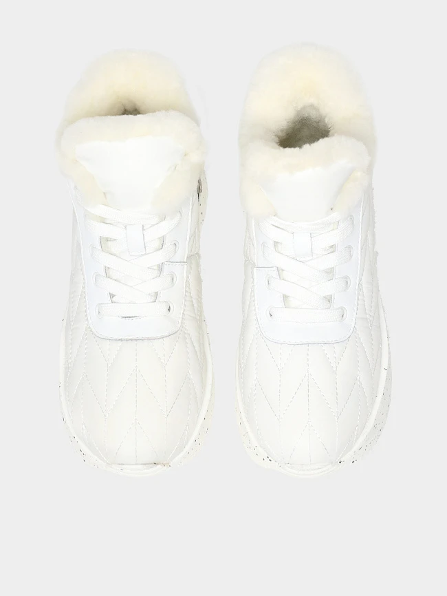 Ботинки женские зимние, цвет белый, текстиль/натуральная кожа и полимерные материалы 24VC118M | 5