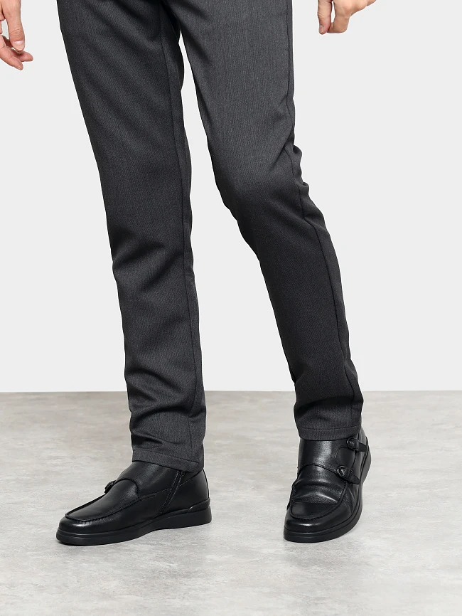 Ботинки мужские зимние, цвет черный, натуральная кожа M801218M | 7