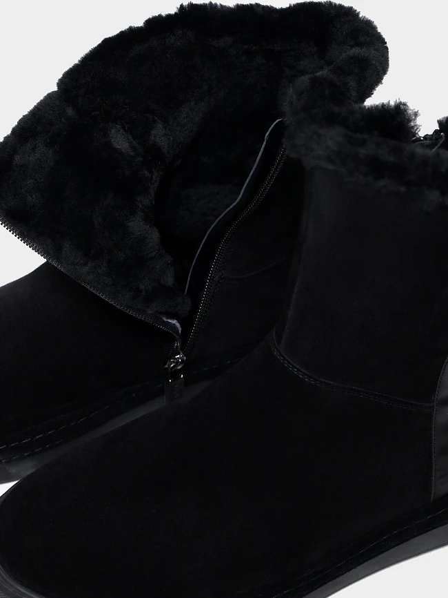 Полусапоги мужские зимние, цвет черный, натуральный спилок M1782122M | 6