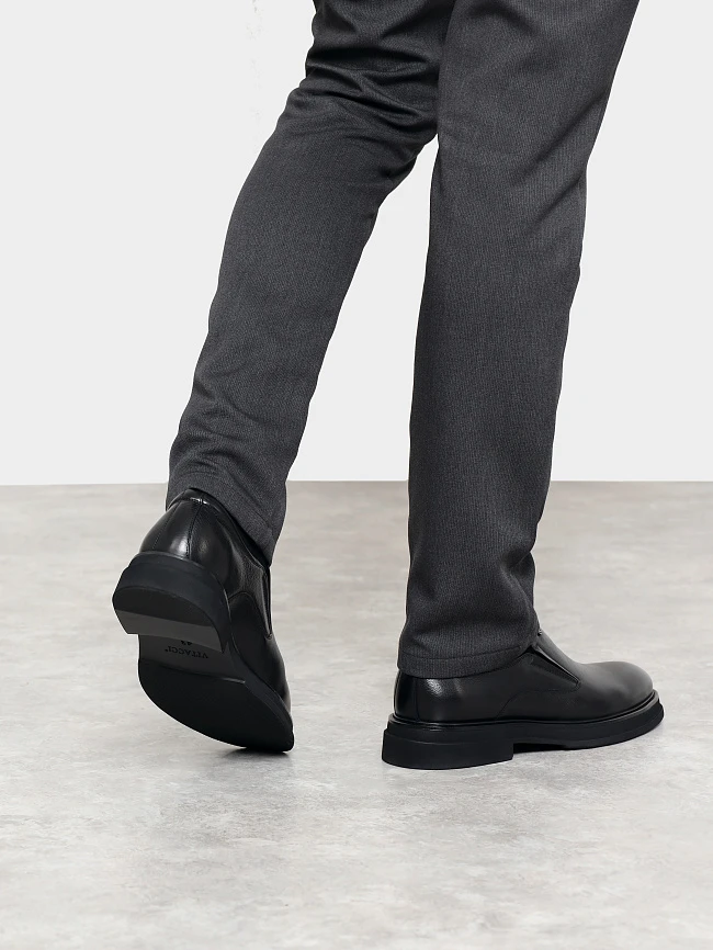 Туфли мужские всесезонные, цвет черный, натуральная кожа M1022902 | 8