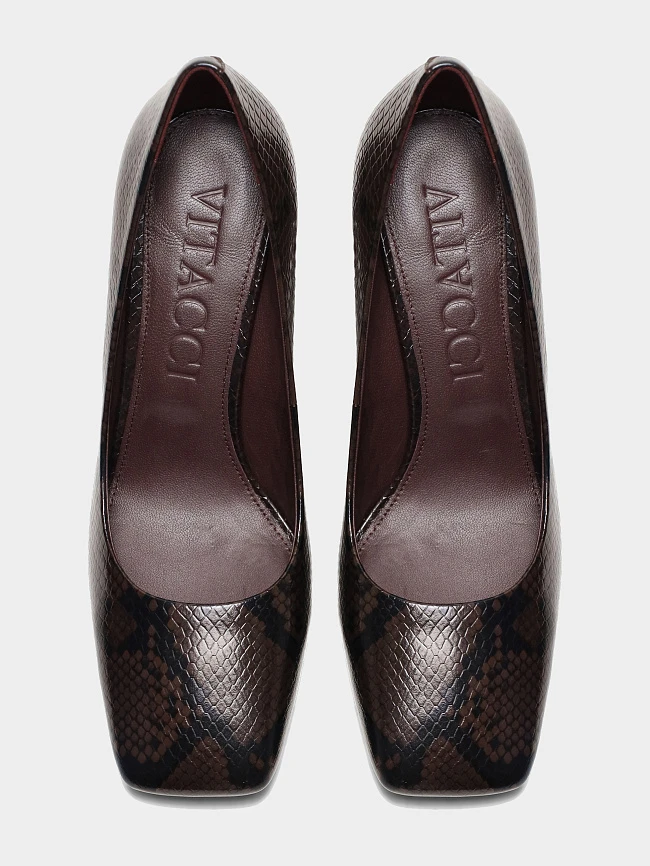 Туфли женские всесезонные, цвет коричневый, натуральная кожа 1494702 | 5