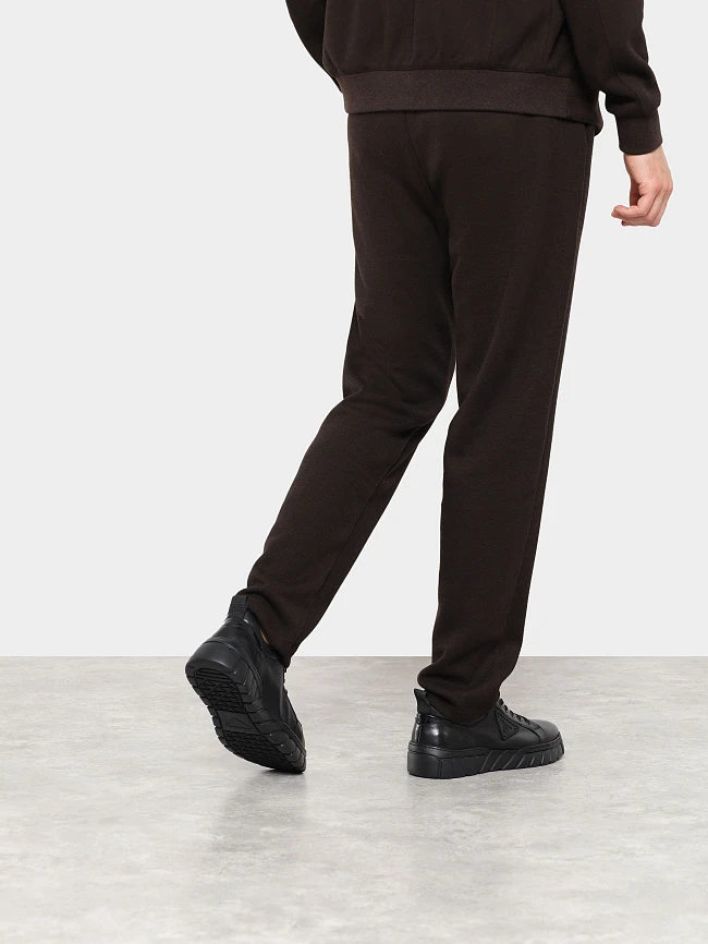 Кеды мужские демисезонные, цвет черный, натуральная кожа M1781529 | 8