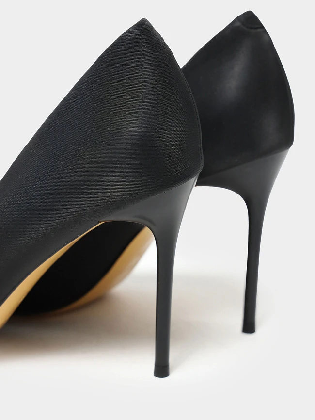 Туфли женские всесезонные, цвет черный, искусственная кожа 7210037 | 6