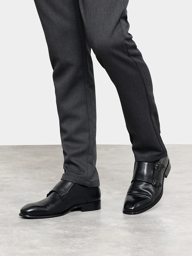 Туфли мужские всесезонные, цвет черный, натуральная кожа M1022958 | 7