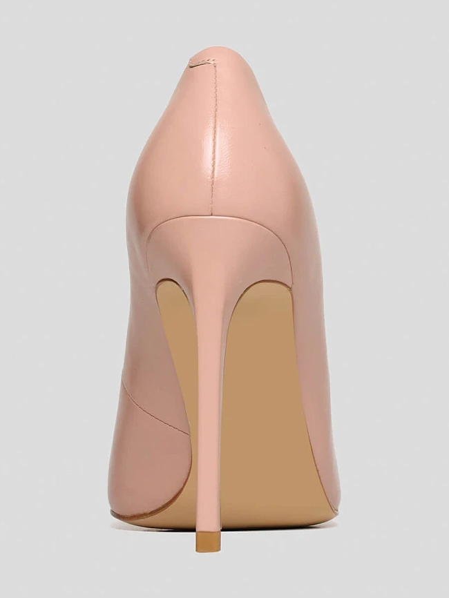 Туфли 494492 женские цвет бежевый, натуральная кожа 494492          | 5